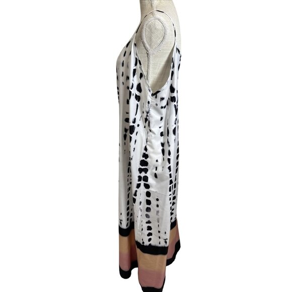Lulla Collection White Black Peach Pink Spaghetti Strap Maxi Cami Dress XL - Picture 2 of 9